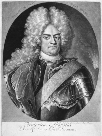 Augustus II, King of Poland by Pieter Schenk